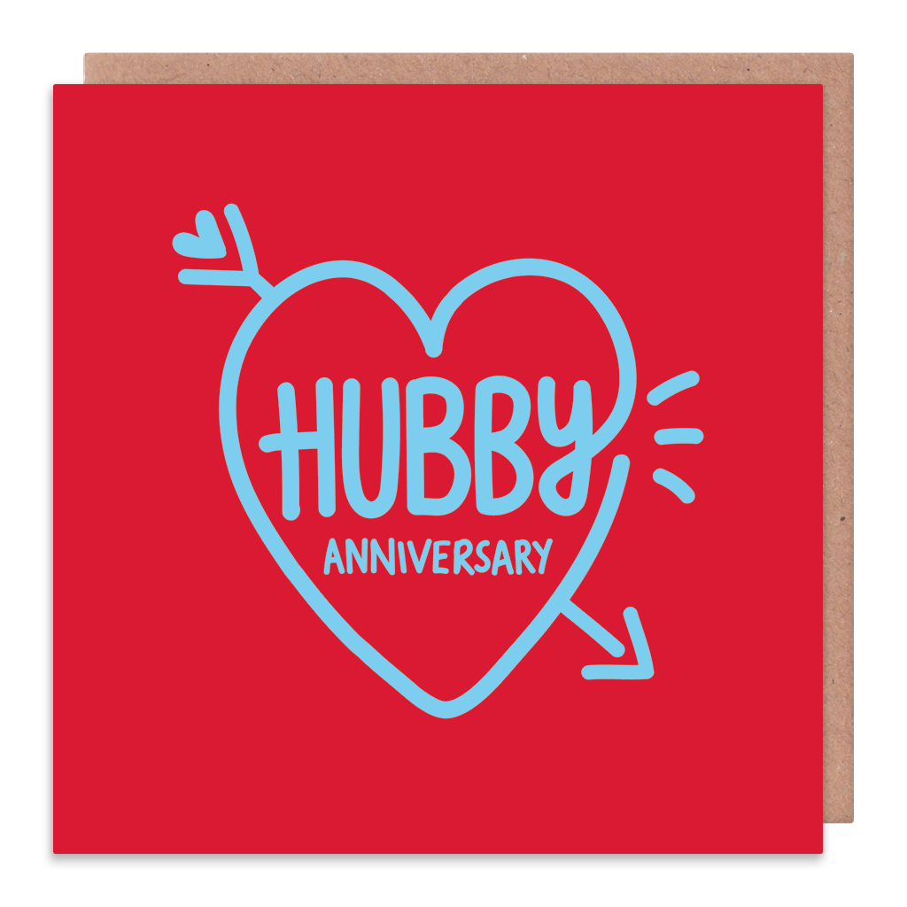 Hubby Anniversary Greeting Card by Squaire - Whale and Bird