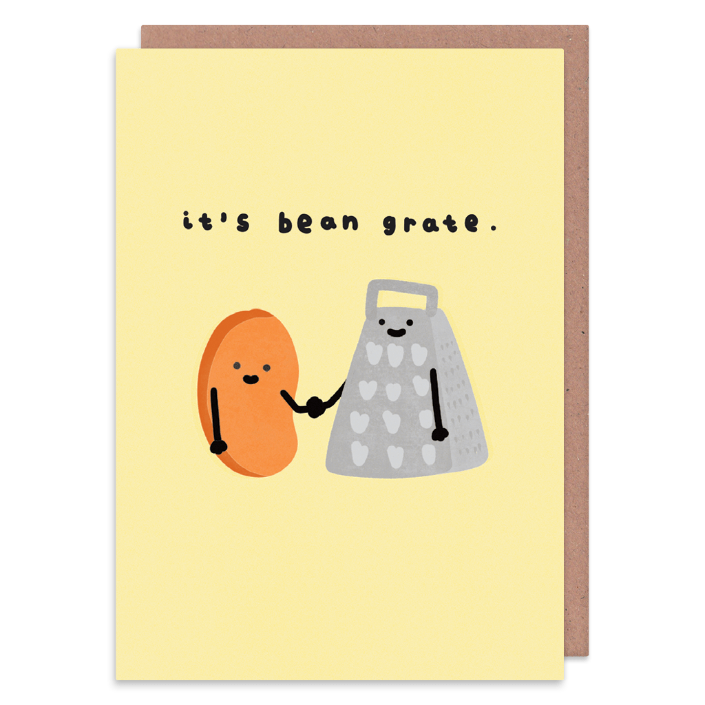 It's Bean Grate Greeting Card by Nikki Miles - Whale and Bird