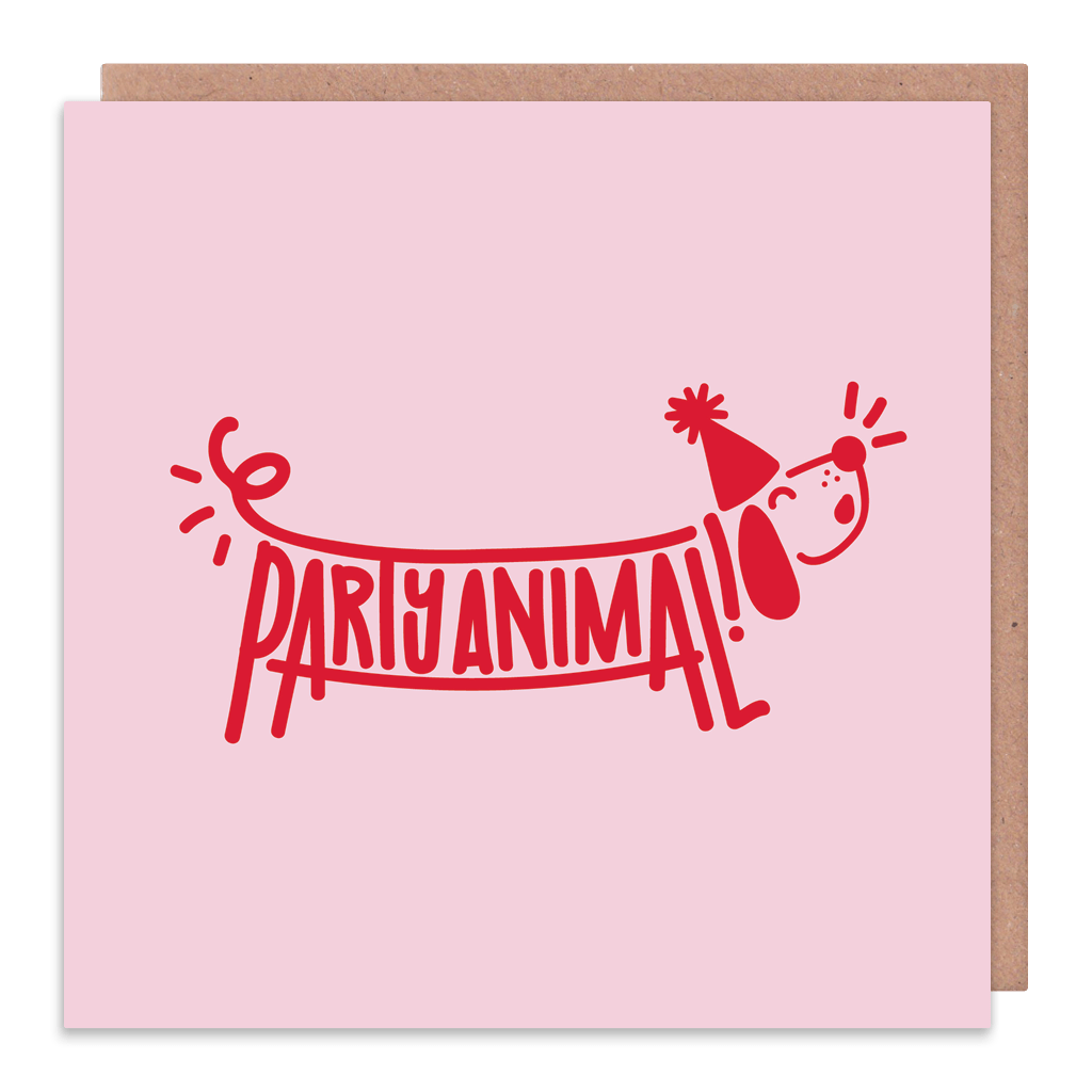Party Animal Greeting Card by Squaire - Whale and Bird