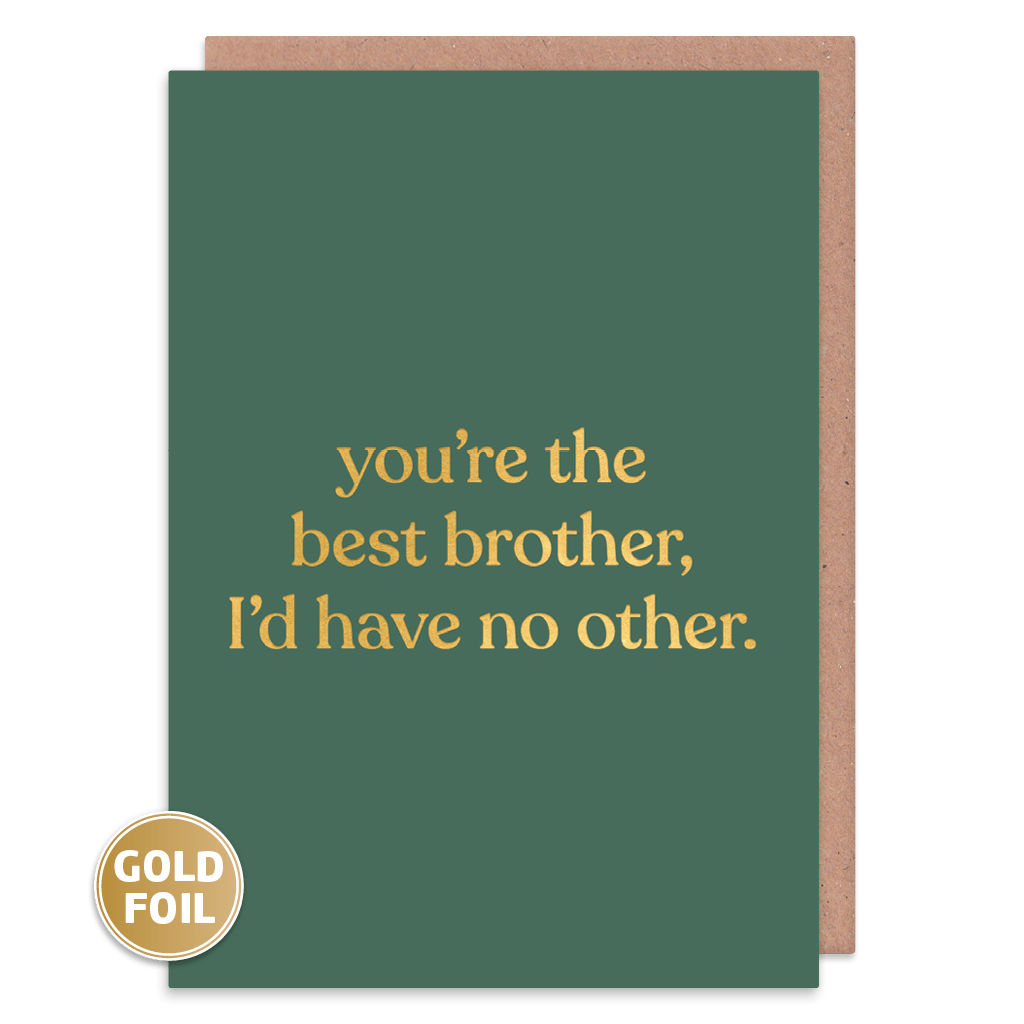 You&#39;re The Best Brother Greeting Card by Amy Wicks - Whale and Bird