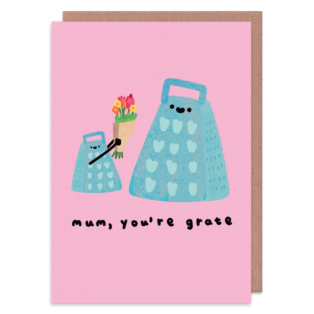 Mum, You're Grate - Mother's Day Card by Don't Quote Me On It - Whale and Bird