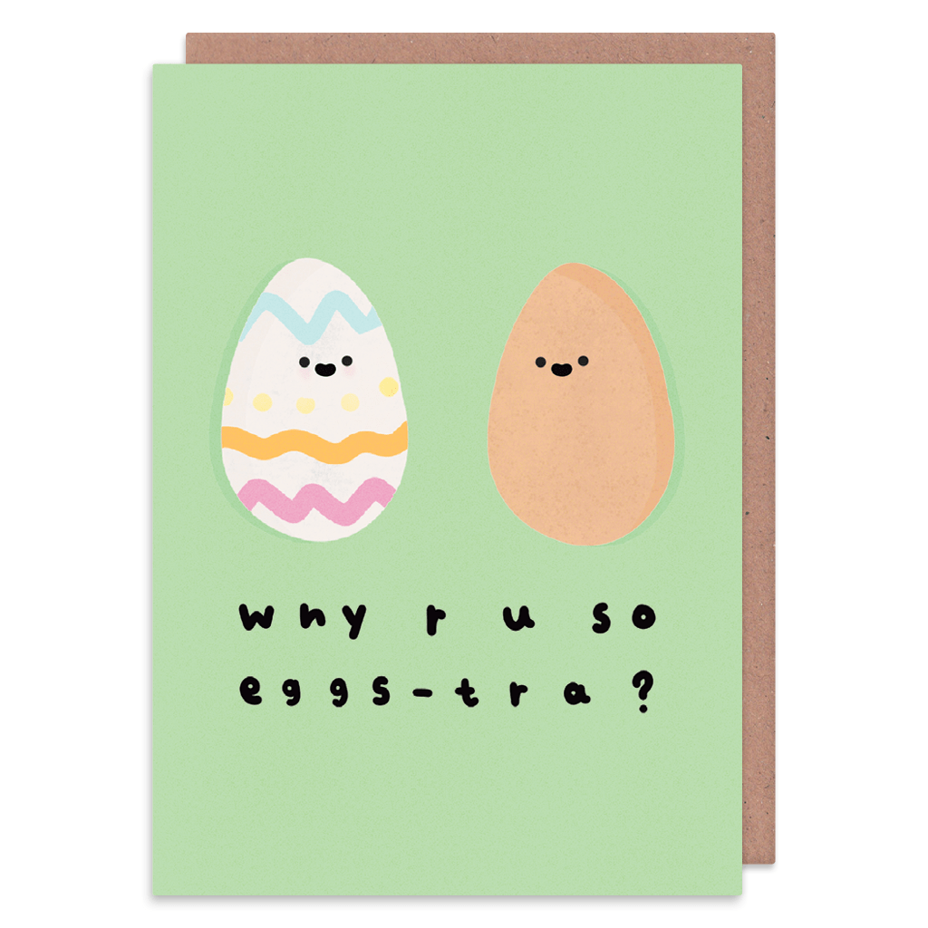 So Eggs-tra Easter Card by Don&#39;t Quote Me On It - Whale and Bird