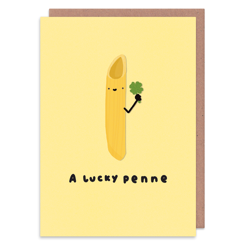 A Lucky Penne Good Luck Card by Don&#39;t Quote Me On It - Whale and Bird