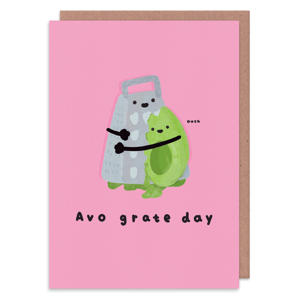 Avo Grate Day Greeting Card by Don&#39;t Quote Me On It - Whale and Bird