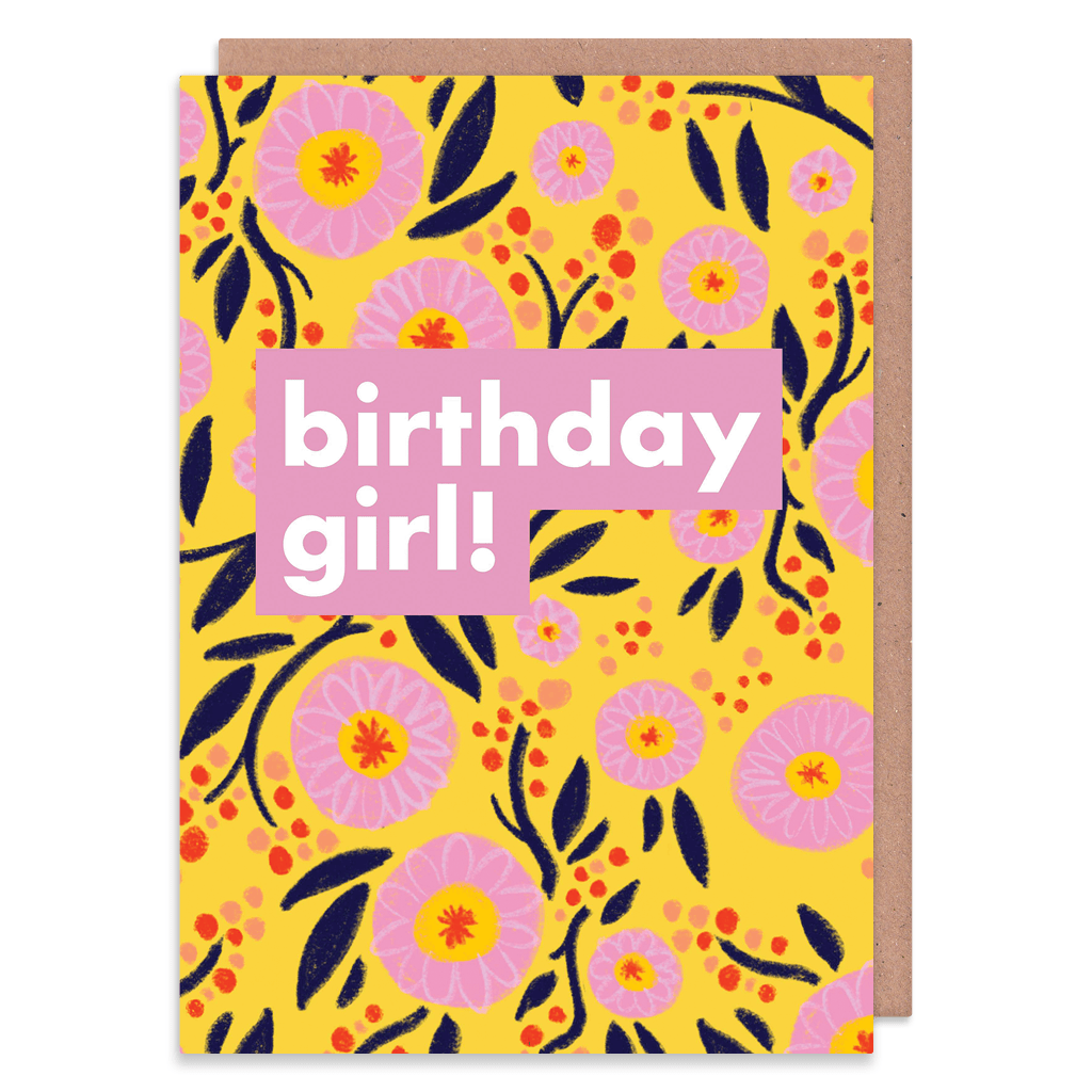 Birthday Girl Birthday Card by Ooh I Like That - Whale and Bird
