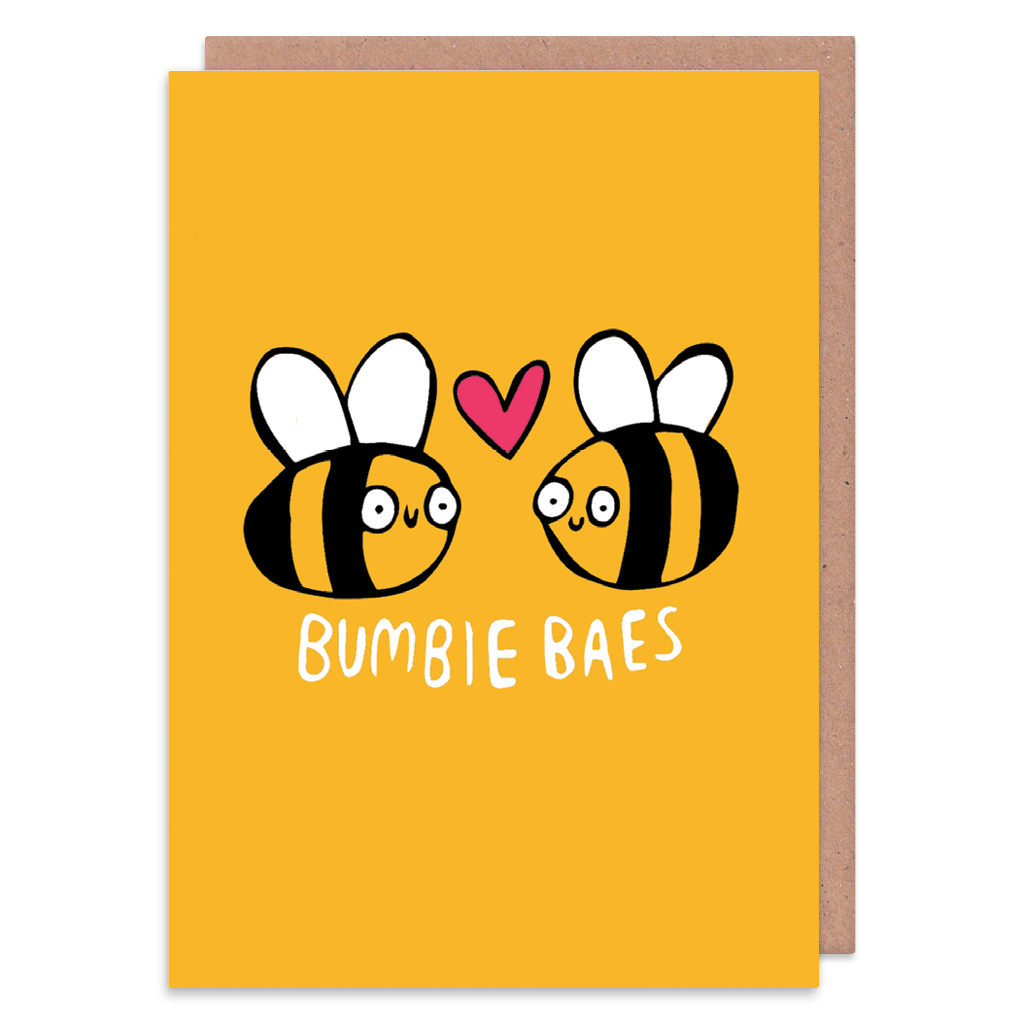 Bumble Baes Greeting Card by Katie Abey - Whale and Bird
