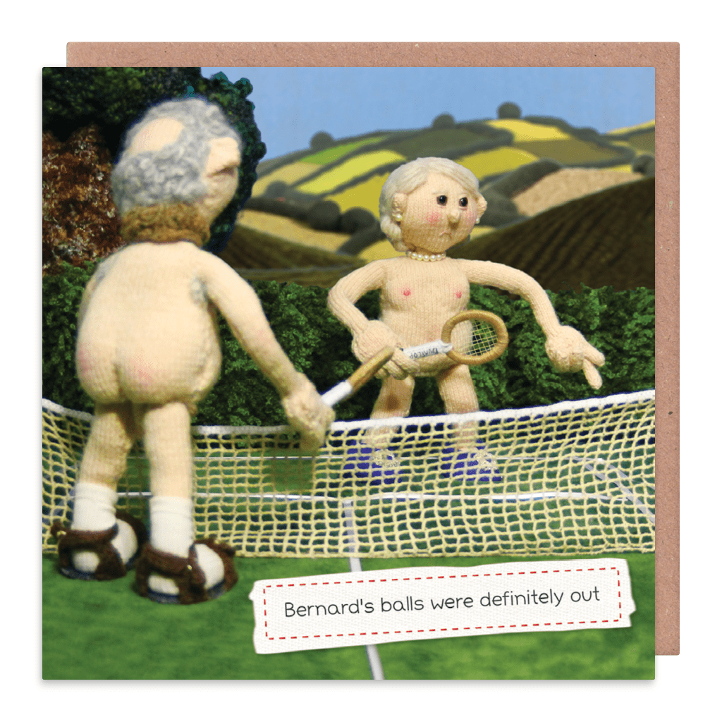 His Balls Were Definitely Out Greeting Card by Nudinits - Whale and Bird