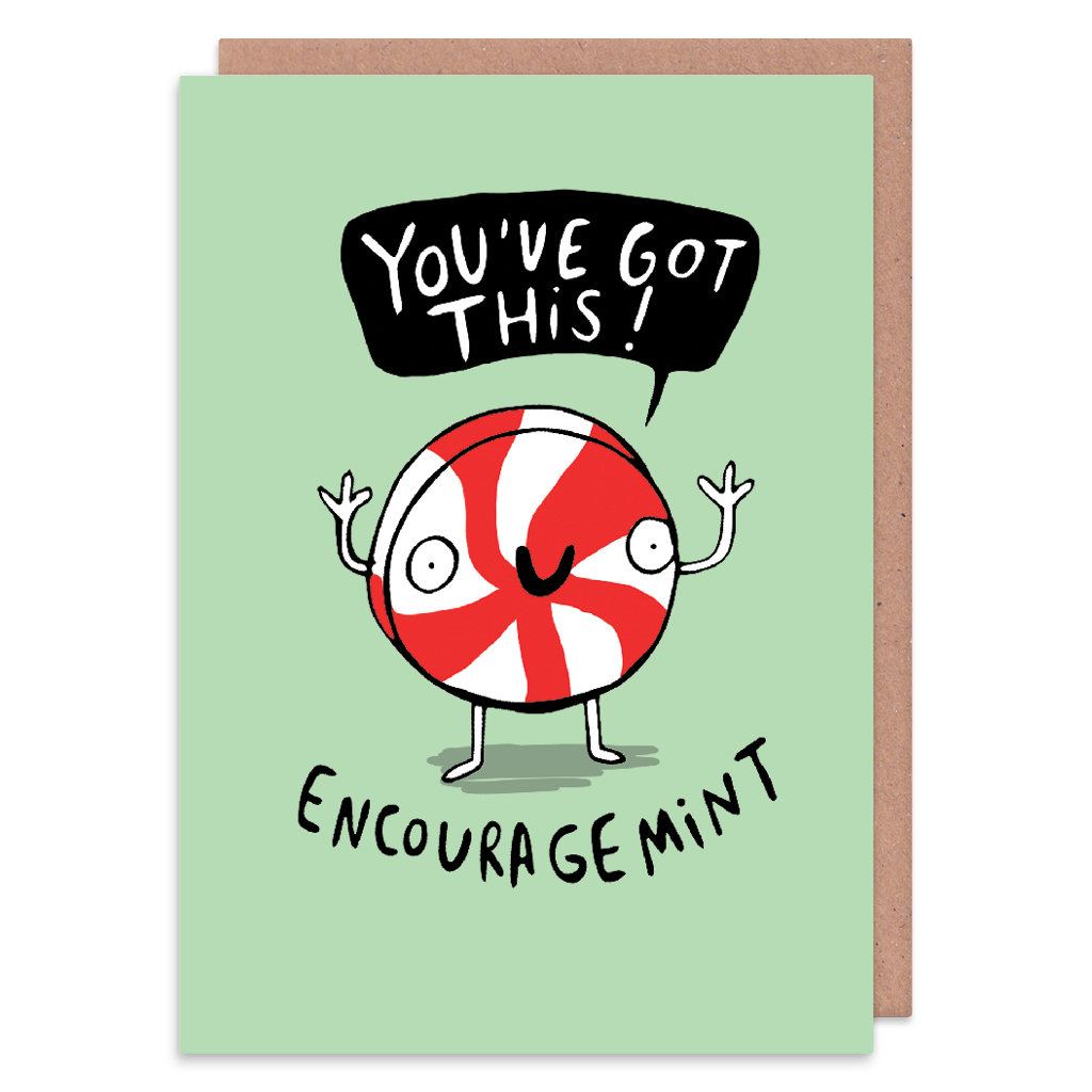 You've Got This Greeting Card by Katie Abey - Whale and Bird