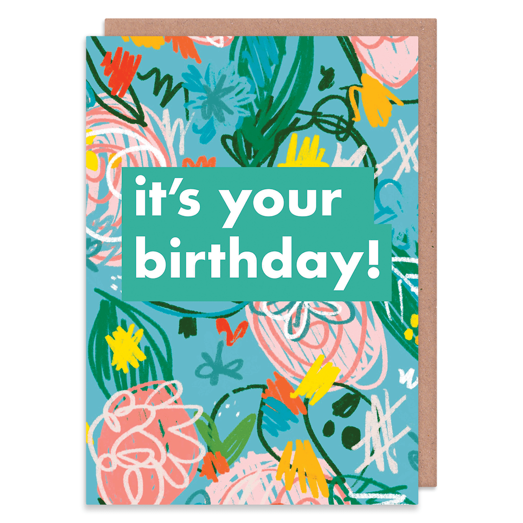 It&#39;s Your Birthday Greeting Card by Ooh I Like That - Whale and Bird