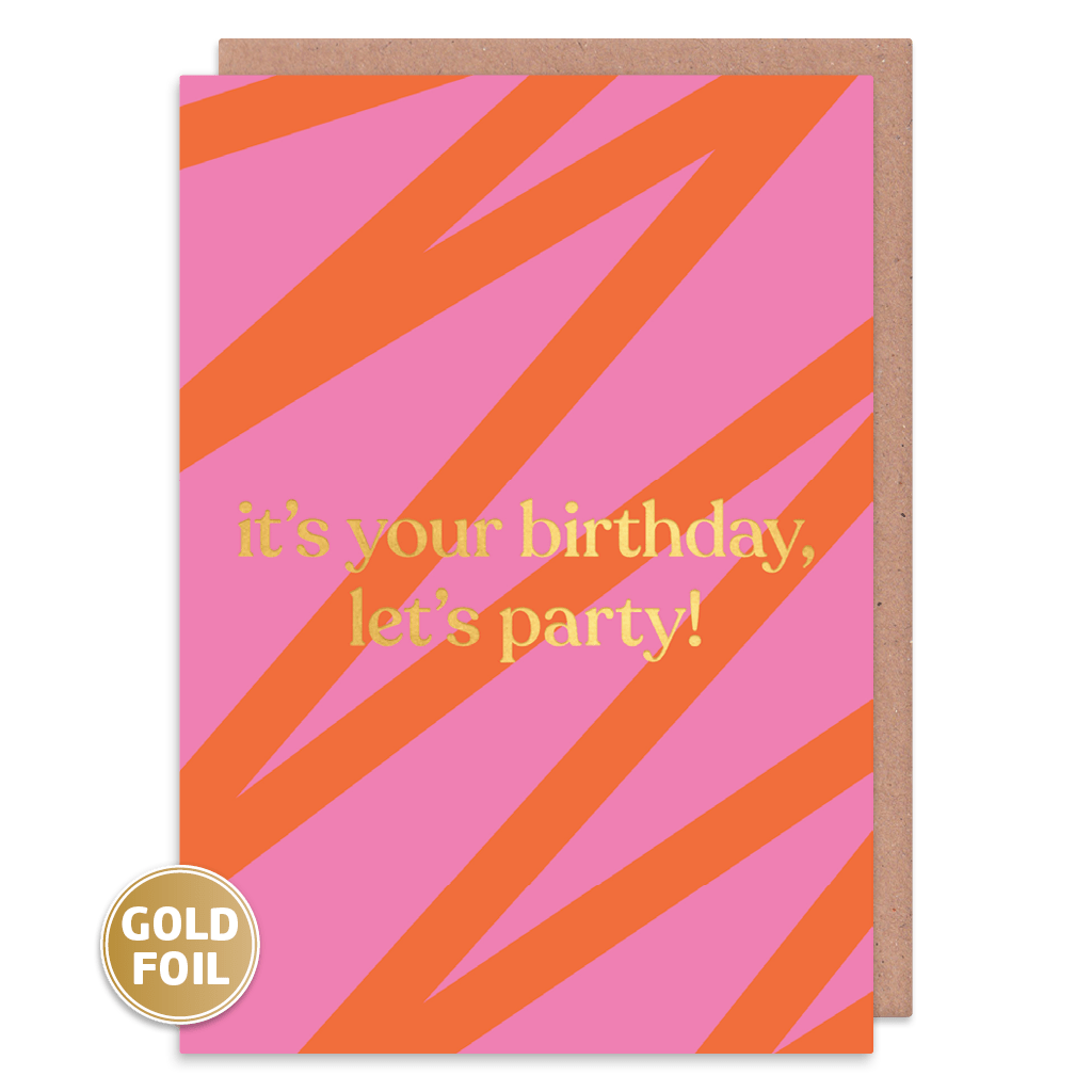 It's Your Birthday Let's Party! Birthday Card by Amy Wicks - Whale and Bird