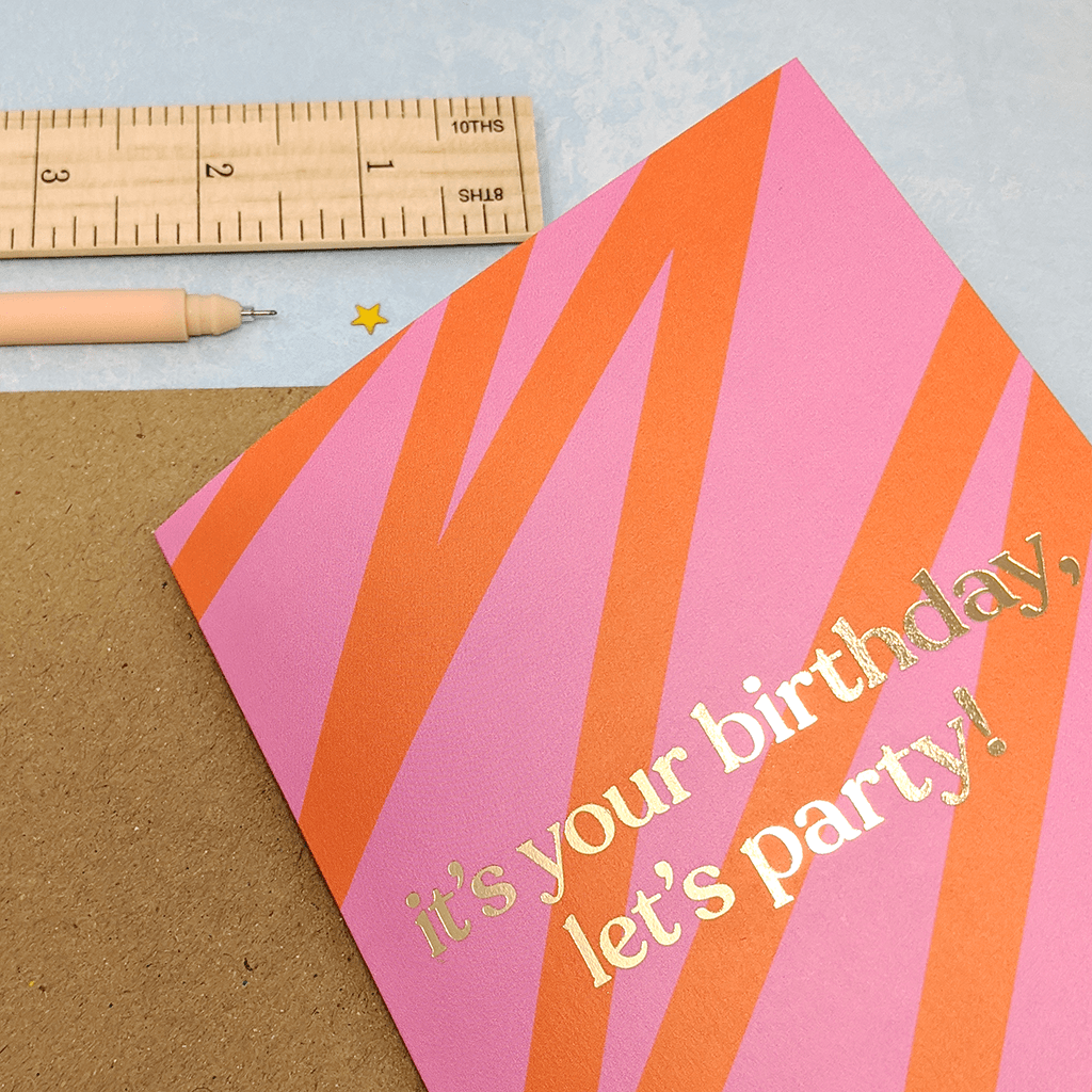 It&#39;s Your Birthday Let&#39;s Party! Birthday Card by Amy Wicks - Whale and Bird