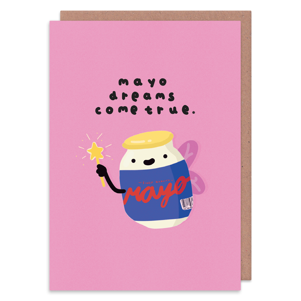 Mayo Dreams Come True Greeting Card by Don&#39;t Quote Me On It - Whale and Bird