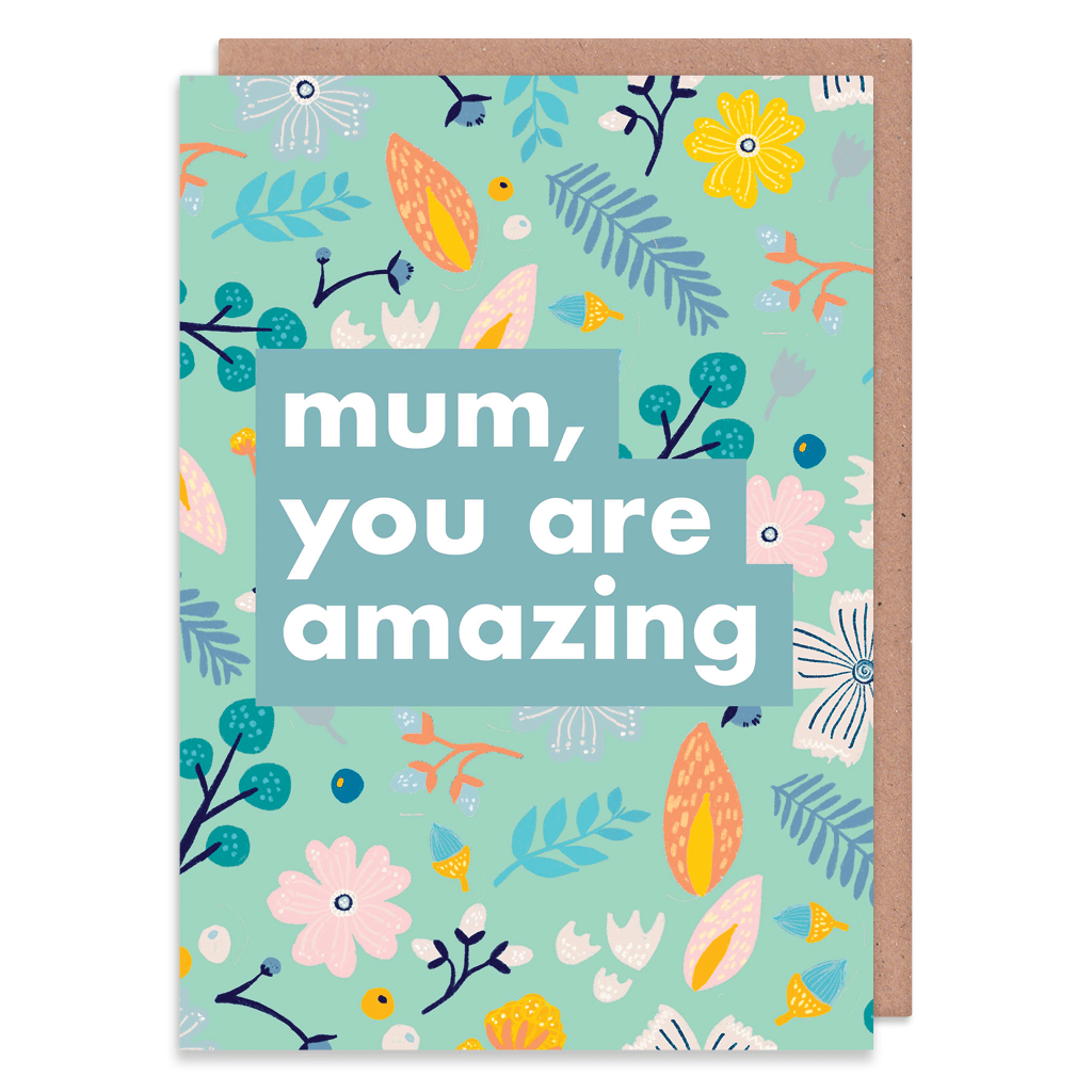 Mum, You Are Amazing Greeting Card by Ooh I Like That - Whale and Bird