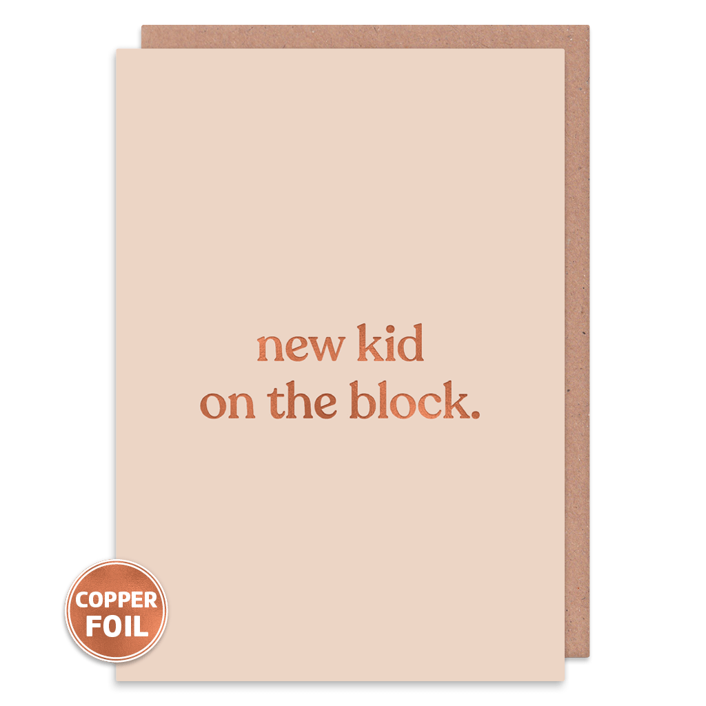 New Kid On The Block New Baby Card by Amy Wicks - Whale and Bird