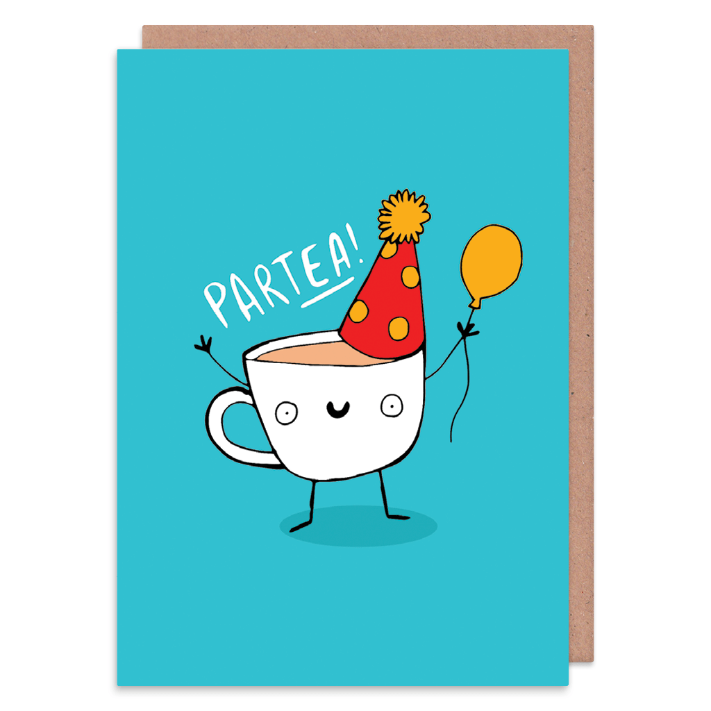 Partea Birthday Card by Katie Abey - Whale and Bird