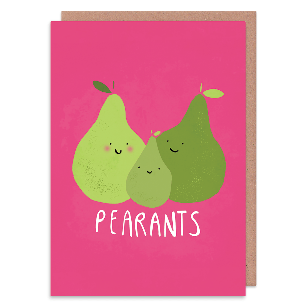 Pearants New Baby Card by Katie Abey - Whale and Bird