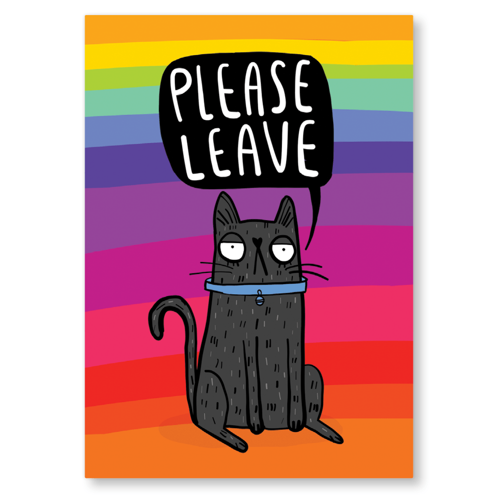 Please Leave Postcard by Katie Abey - Whale and Bird