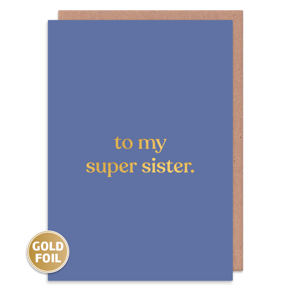 To My Super Sister Greeting Card by Amy Wicks - Whale and Bird