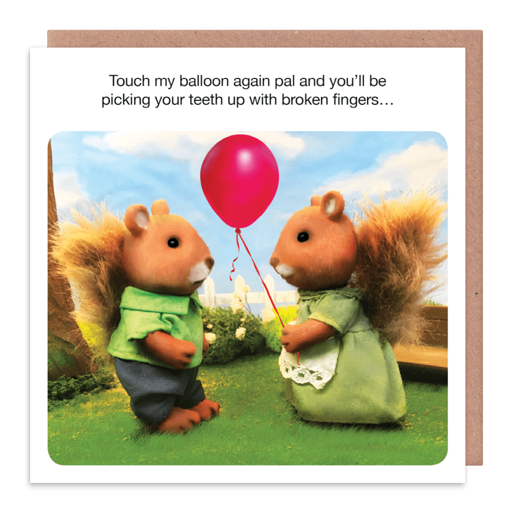 Touch My Balloon Again Greeting Card by forest fr1ends - Whale and Bird