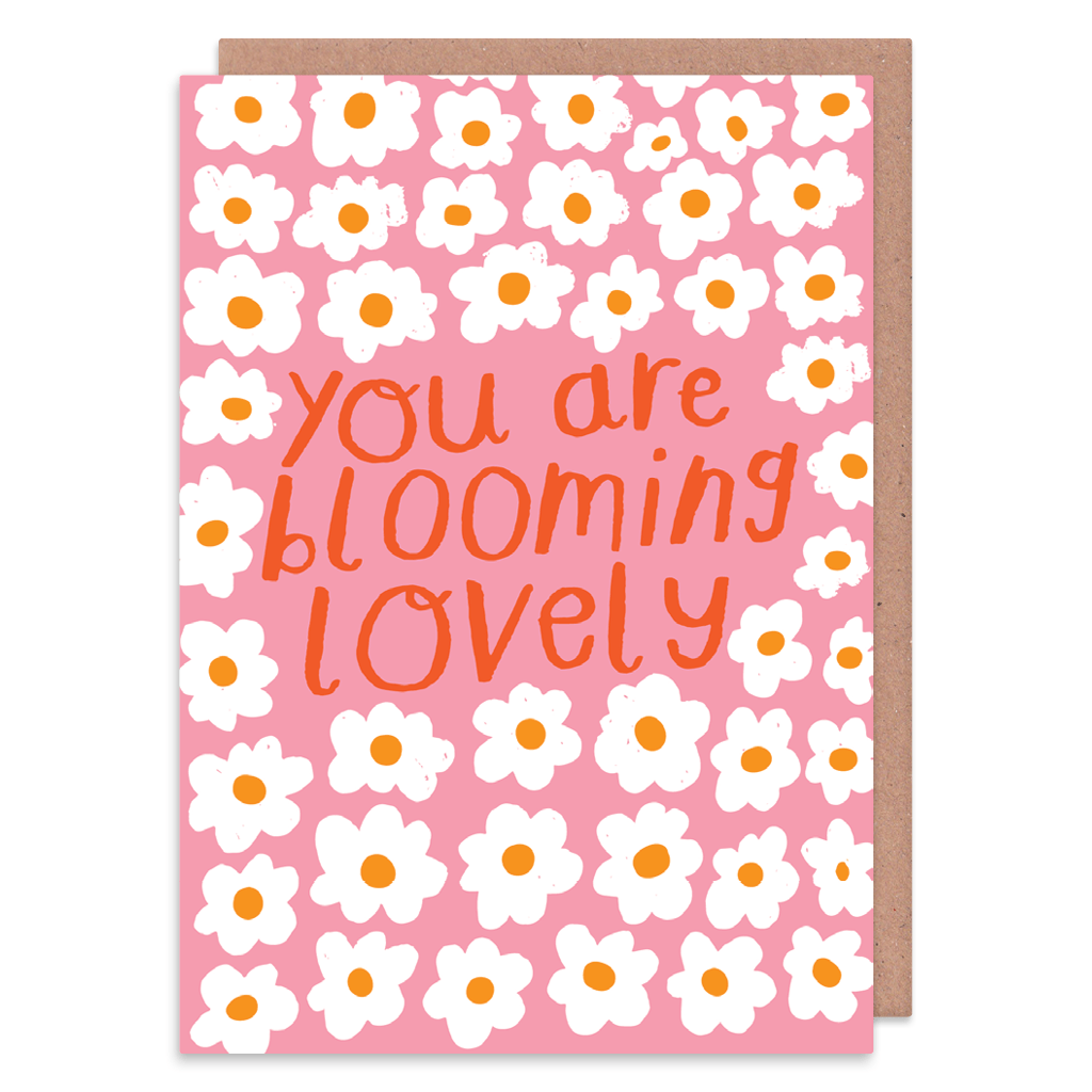 You Are Blooming Lovely Greeting Card by Nikki Miles - Whale and Bird
