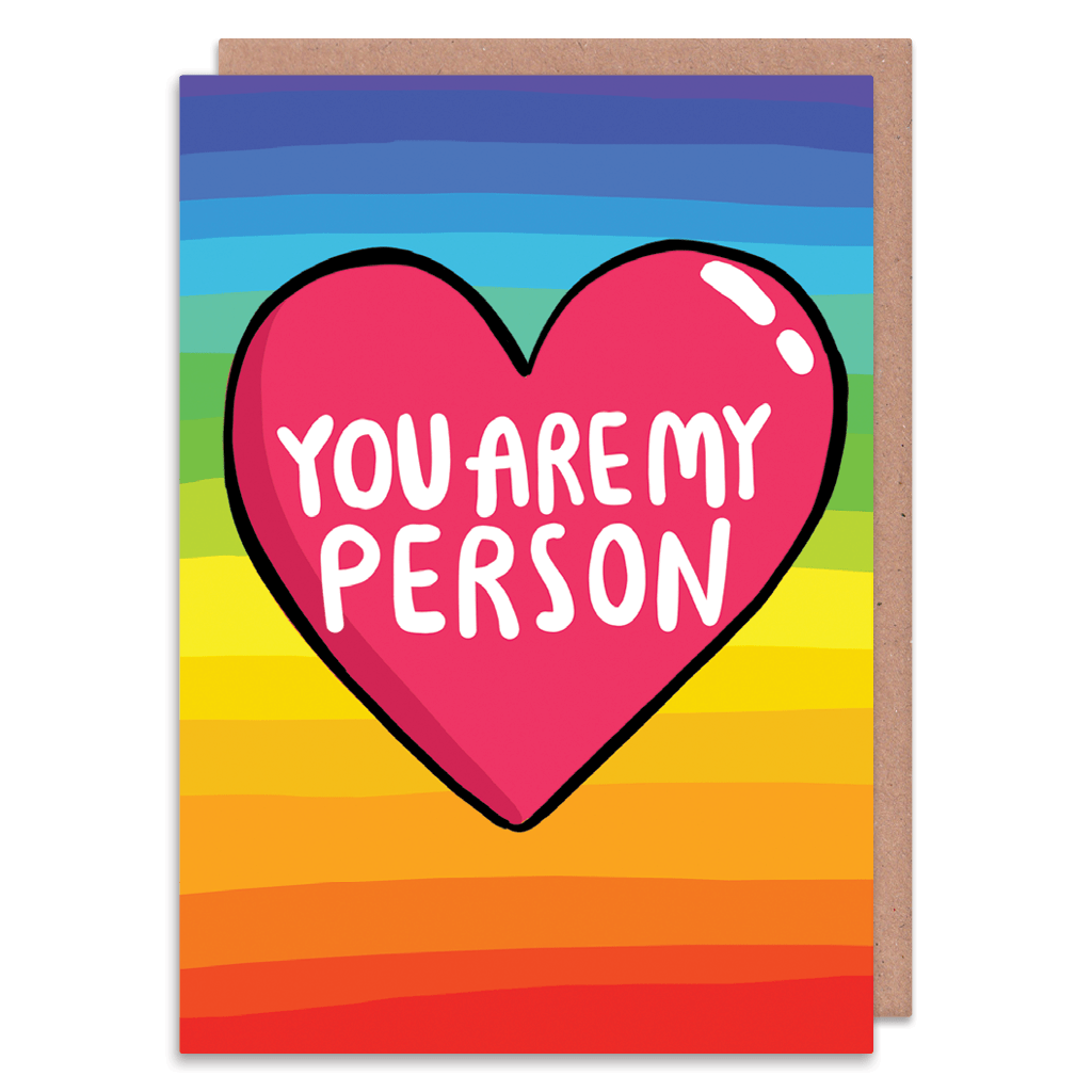 You Are My Person Greeting Card by Katie Abey - Whale and Bird