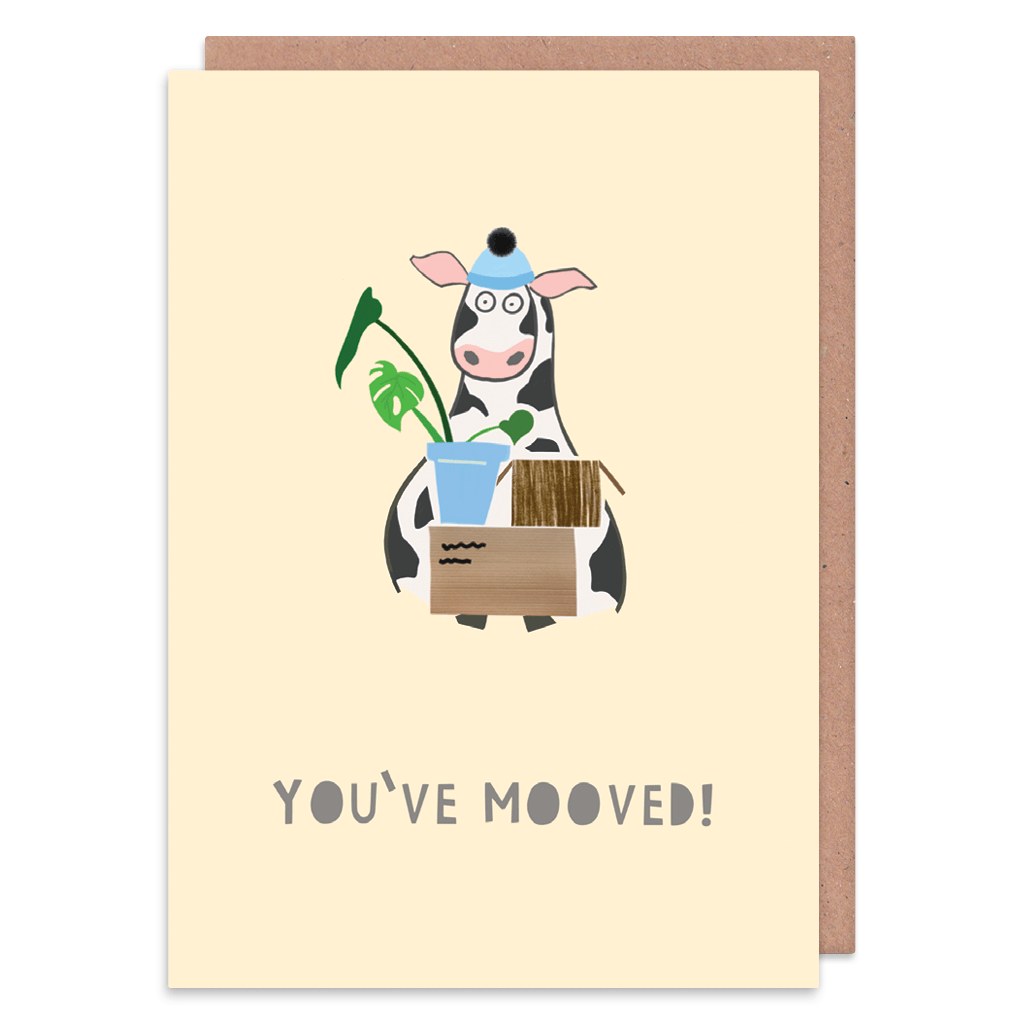 You've Mooved New Home Card by Zoe Spry - Whale and Bird