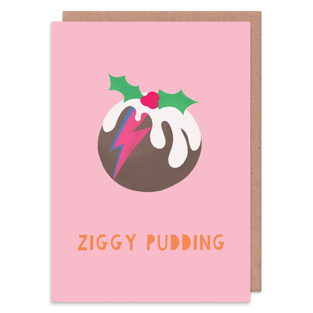 Ziggy Pudding Christmas Card by Zoe Spry - Whale and Bird